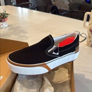 Black Slip-On shoes